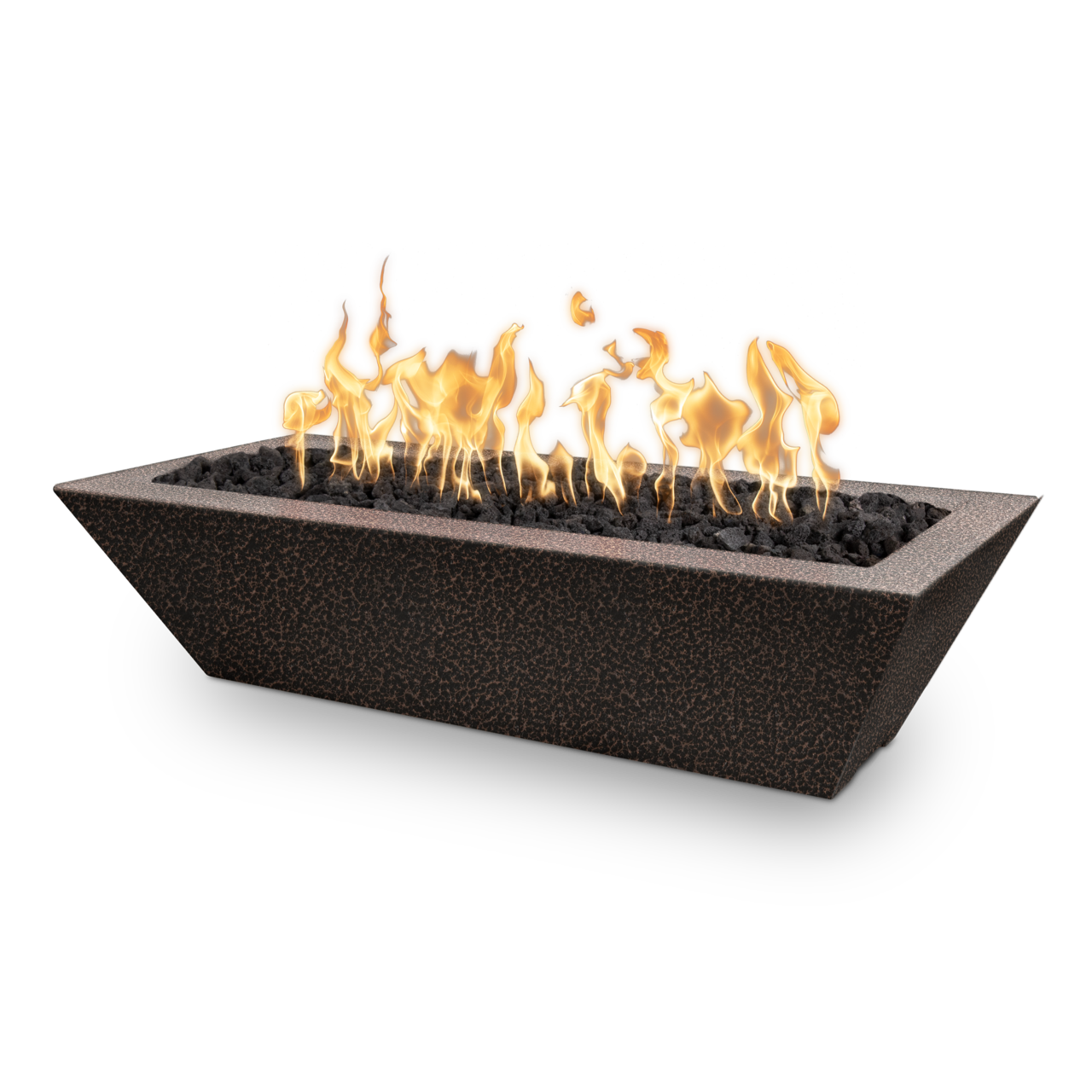 Maya Fire Bowl - Linear (Powder Coated Steel) Photo (4)