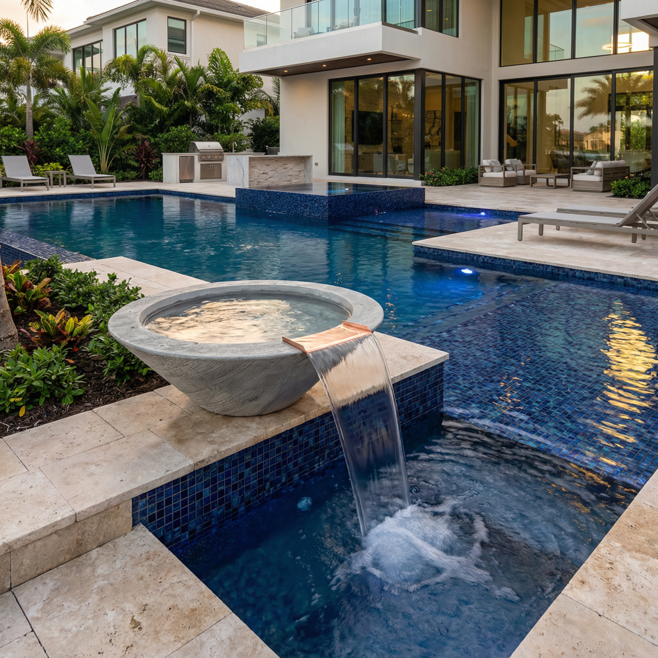 Cazo Water Bowl (GFRC Wood Grain) Photo (1)