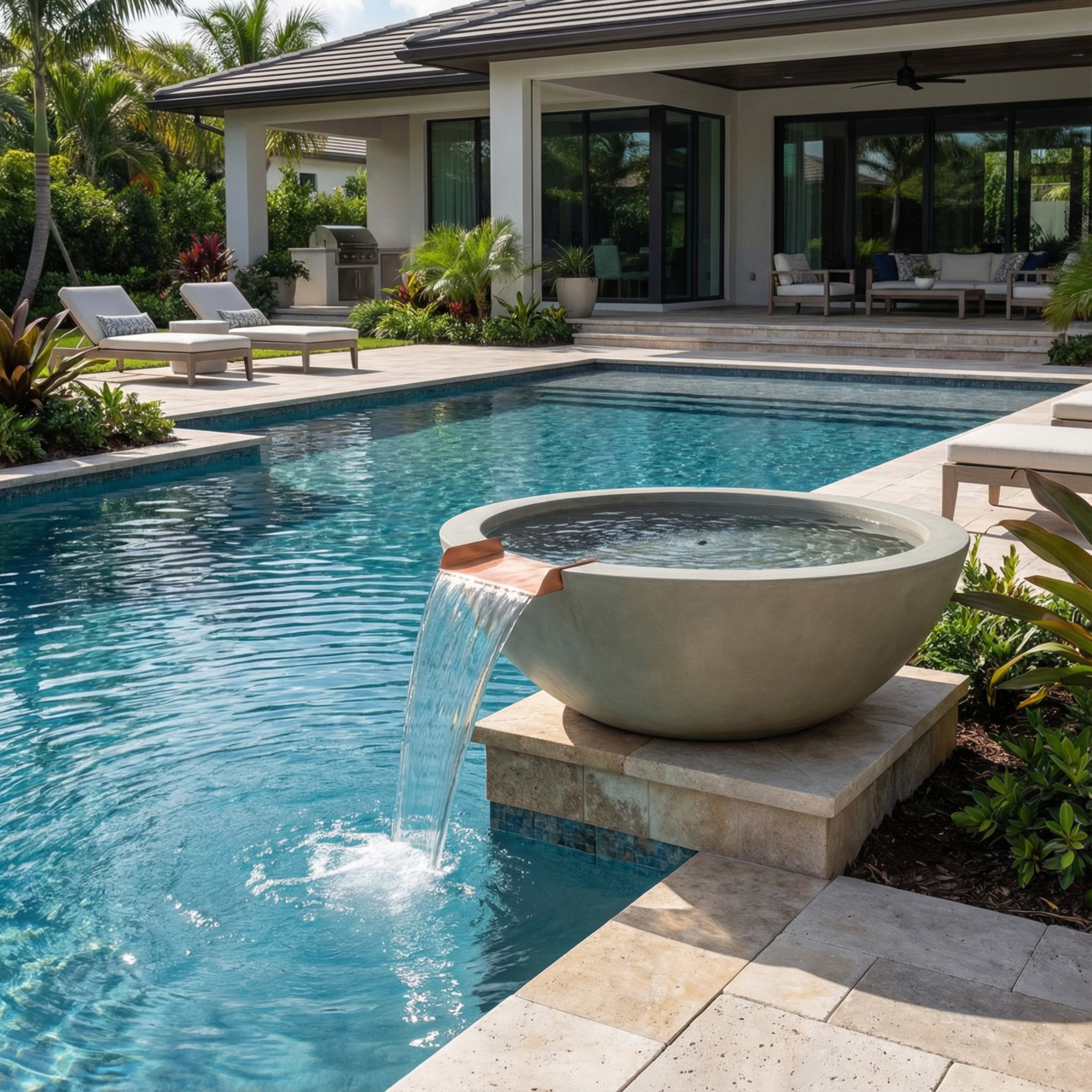 Sedona Water Bowl (GFRC) Photo (1)