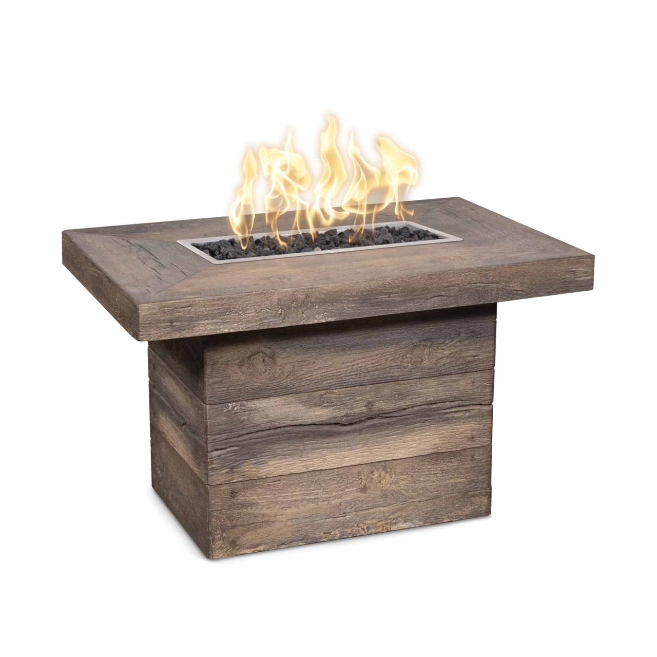 Alberta Fire Table (GFRC Wood Grain) Photo (1)