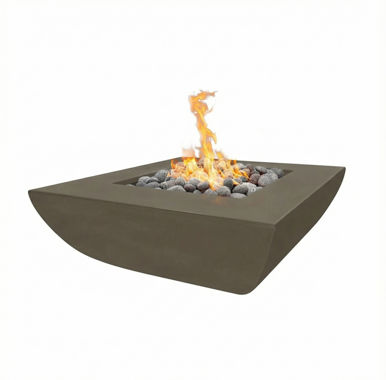 Avalon Fire Pit Wide Ledge (GFRC) Photo (2)