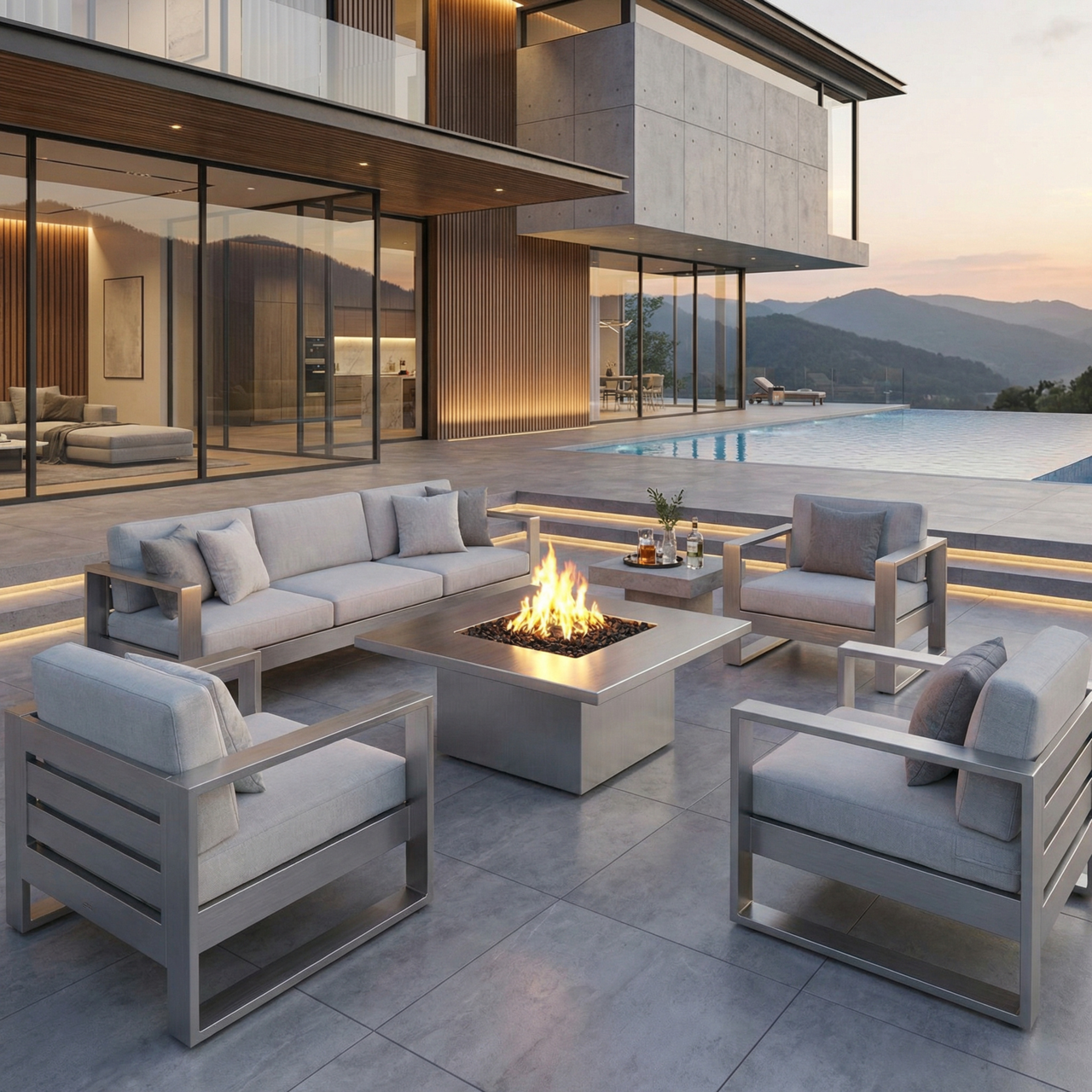 Bella Fire Pit (Stainless Steel) Photo (1)