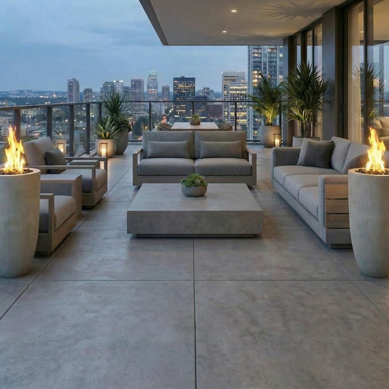 Castillo Fire Pillar (GFRC) Photo (2)