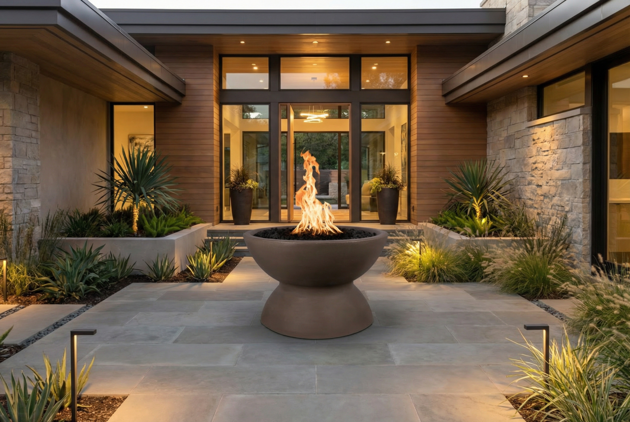 Copa Fire Pillar (GFRC) Photo (1)