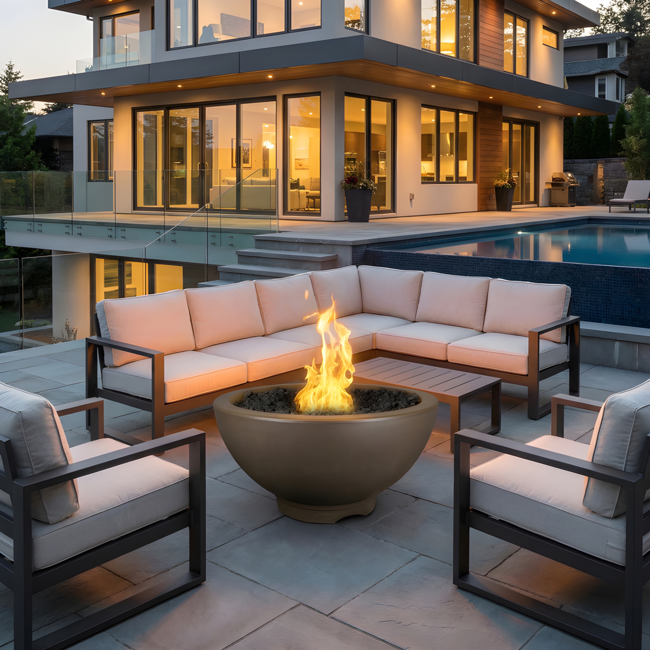 Sonoma Fire Pit (GFRC) Photo (1)