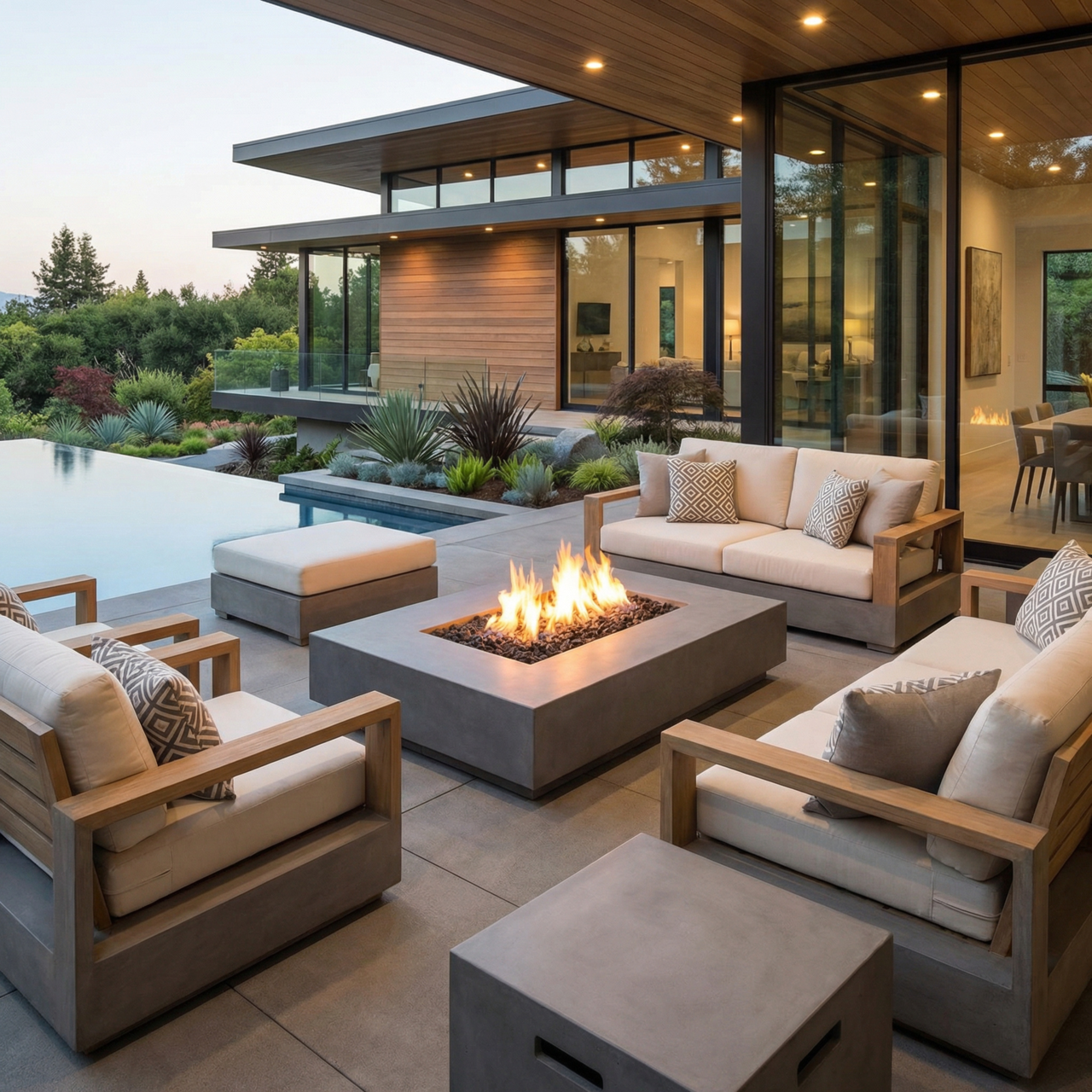 Heikō Fire Pit (GFRC) Photo (2)