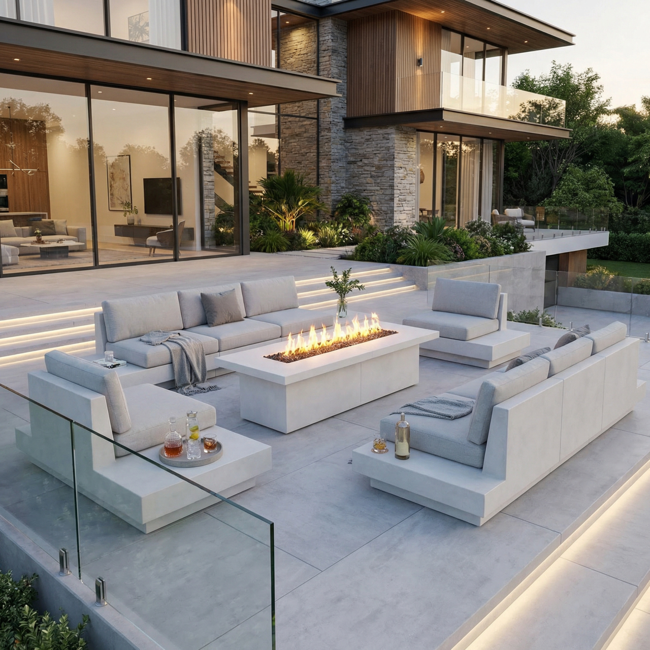 Newport Fire Table (GFRC) Photo (2)