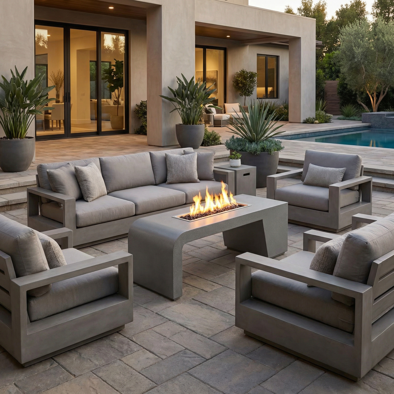 Maywood Fire Pit (Powder Coated Steel) Photo (2)