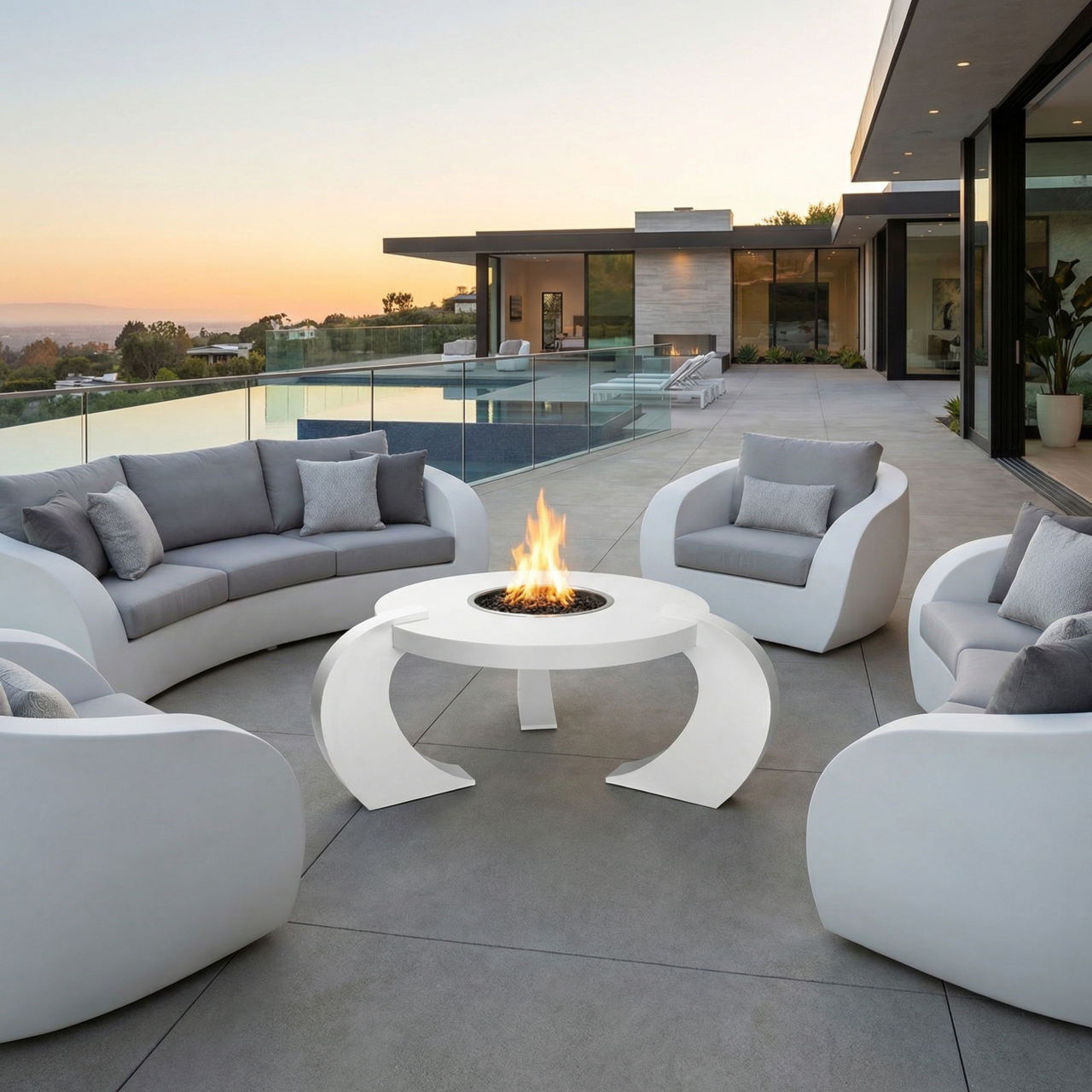 Frisco Fire Table (Powder Coated Steel) Photo (2)