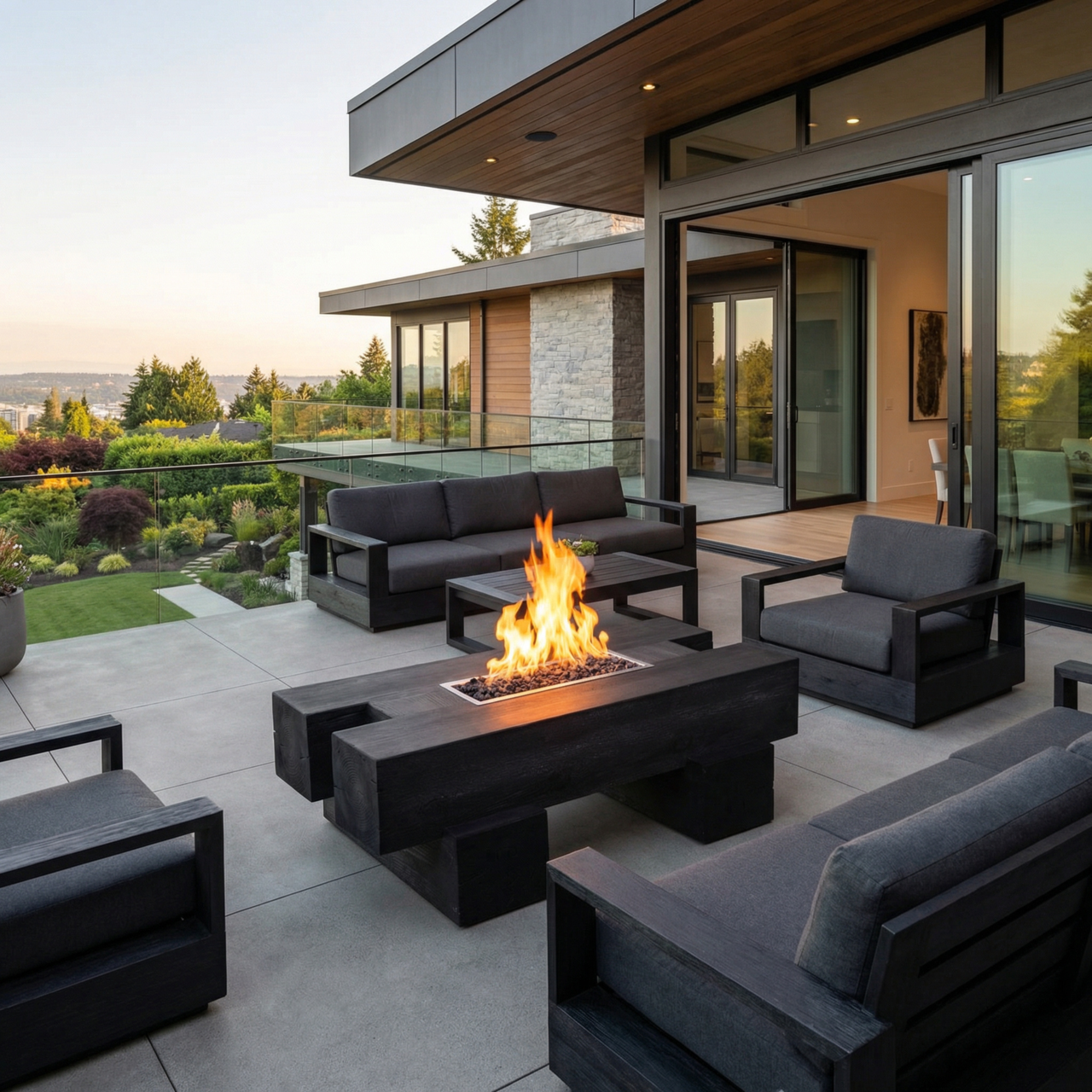 Palo Fire Pit (GFRC) Photo (2)